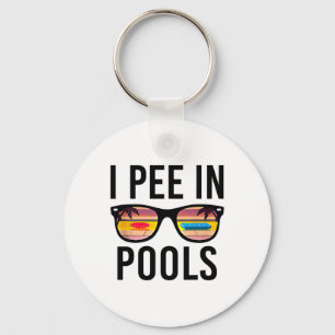 Llavero Yo Pico En Piscinas Verdes Vintage Sungles Funny B
