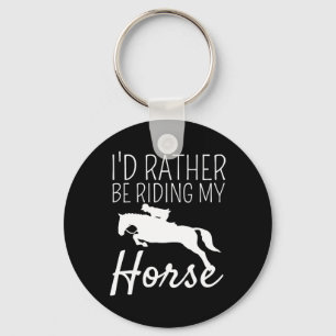 Llavero Yo Prefiero Estar Montando Mis Eques De Caballo