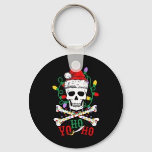 Llavero Yo S Ho Crucero de barco pirata Navidad cráneo hue