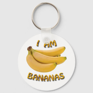 Llavero Yo Soy Bananas Botón De Vuelta Básico