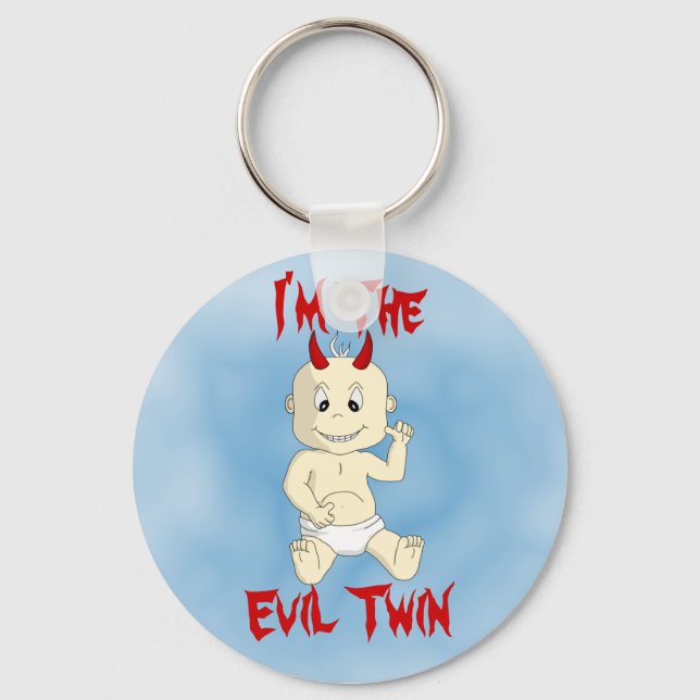 Llavero Yo soy la gemela malvada (Anverso)