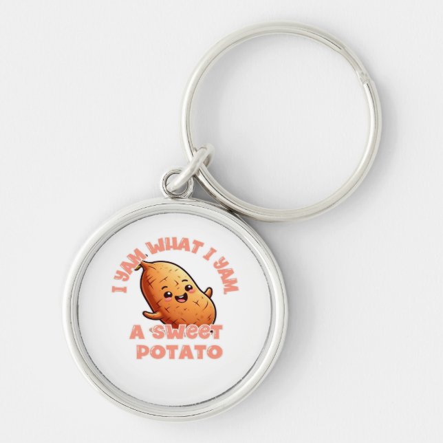 Llavero Yo soy lo que soy, un dulce sabor de patata (Frente)