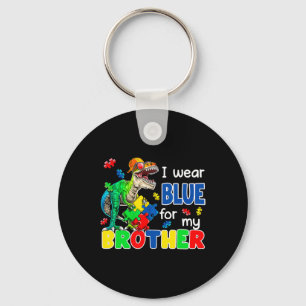 Llavero Yo Uso Azul Para Mi Hermano Conciencia Sobre El Au