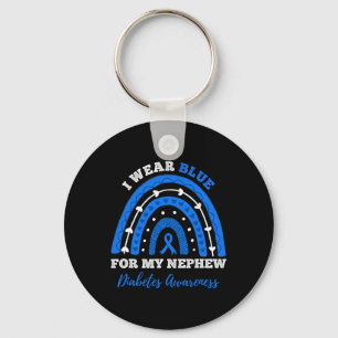 Llavero Yo Uso Azul Para Mi Sobrino Diabetes T1d Tipo 1 Aw