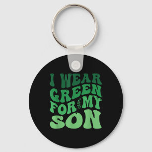 Llavero Yo Uso Green Para Mi Hijo Conciencia De La Salud M
