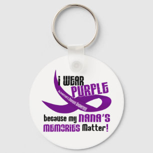 Llavero Yo uso morado para los Recuerdos de mi Nana 33