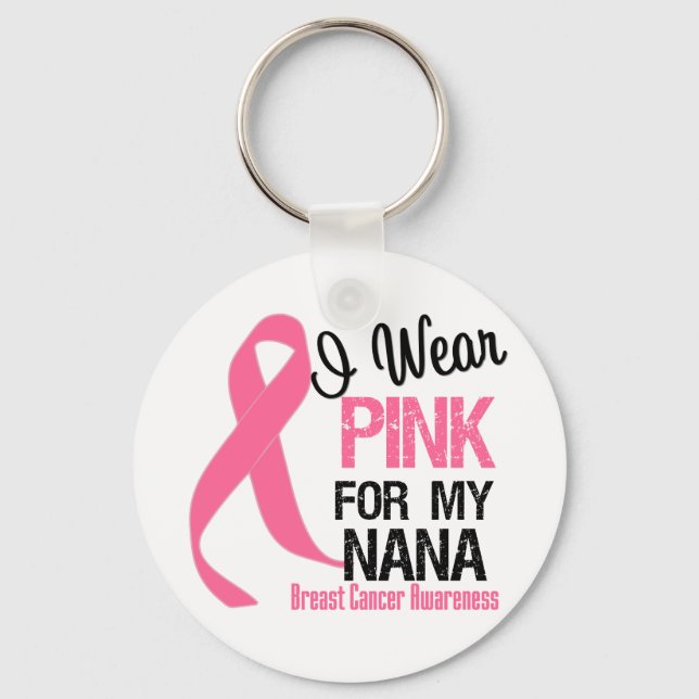 Llavero Yo Uso Rosa Para Mi Nana (Anverso)