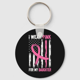 Llavero Yo Uso Rosa Para Mis Hijas Conciencia De Cáncer De