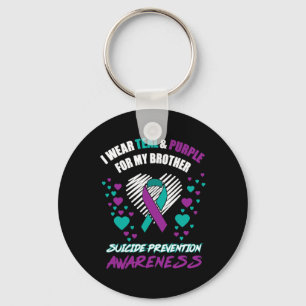 Llavero Yo Uso Tealandmorple Para Mi Hermano Suicidio Prev