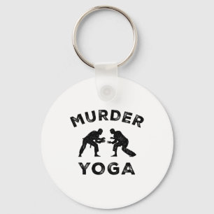 Llavero Yoga Asesino Jiu-jitsu Divertido Paz Interior Bjj