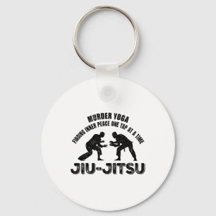 Llavero Yoga Asesino Paz Interior Jiu-jitsu Lucha Divertid