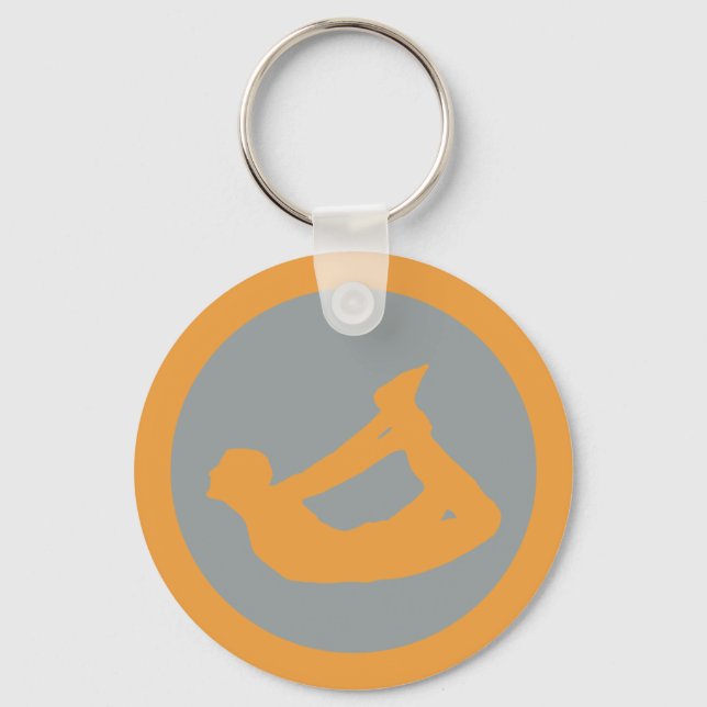 Llavero Yoga Bow Pose (Anverso)