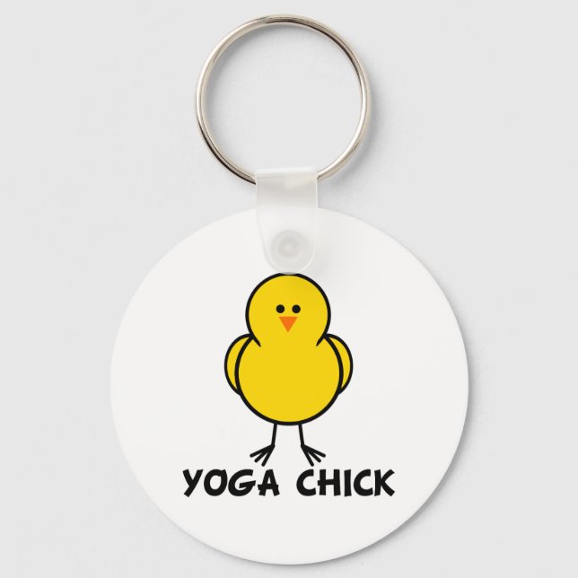 Llavero Yoga Chick (Anverso)
