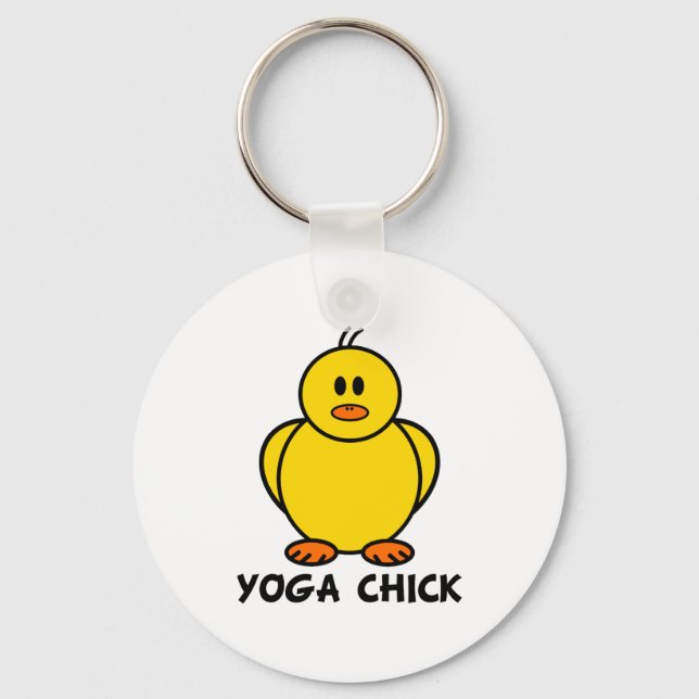Llavero Yoga Chick (Anverso)