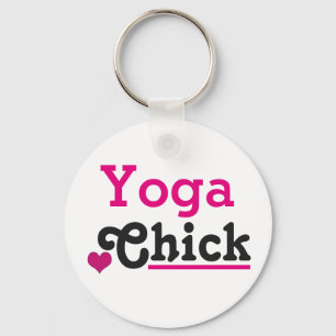 Llavero Yoga Chick