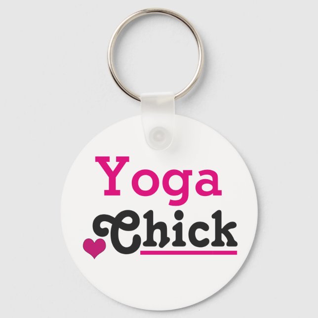 Llavero Yoga Chick (Anverso)