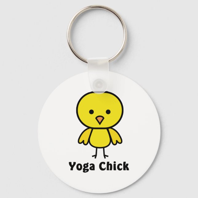 Llavero Yoga Chick (Anverso)