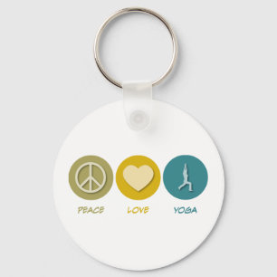Llavero Yoga del amor de la paz