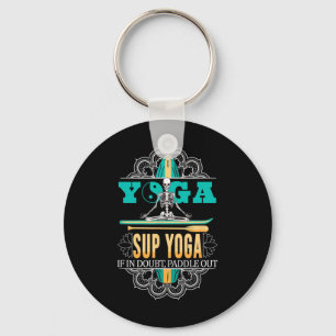 Llavero Yoga en SUP Surfing Stand Up Paddle Paddling Supbo