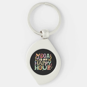 Llavero Yoga Es Mi Hora Feliz