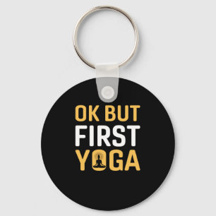 Llavero Yoga Lover Ok Pero Primero Yoga