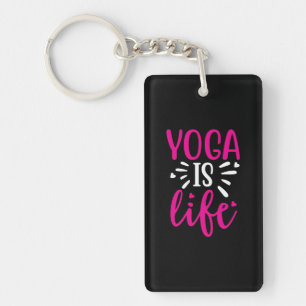 Llavero Yoga Lover Yoga es vida