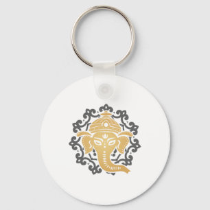 Llavero Yoga Mandala Elefante Hindúes Dharma Chakra Hindui