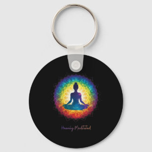 Llavero Yoga Meditado Profundamente Inspirador Pacífico Ze