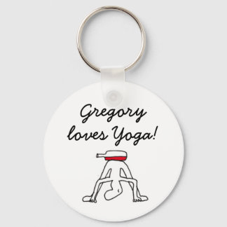 Llavero Yoga para la insignia blanca de los Winelovers