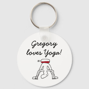 Llavero Yoga para la insignia del blanco de Winelovers
