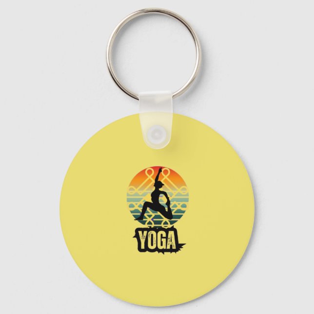 Llavero Yoga, paz interior (Anverso)