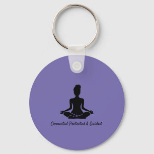 Llavero Yoga pose Mindness Medición cita Keyring