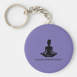 Llavero Yoga pose Mindness Medición cita Keyring
