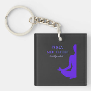 Llavero Yoga y meditación para una mente saludable