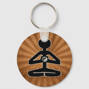 LLAVERO YOGA YIN YANG DE LA MEDITACIÓN