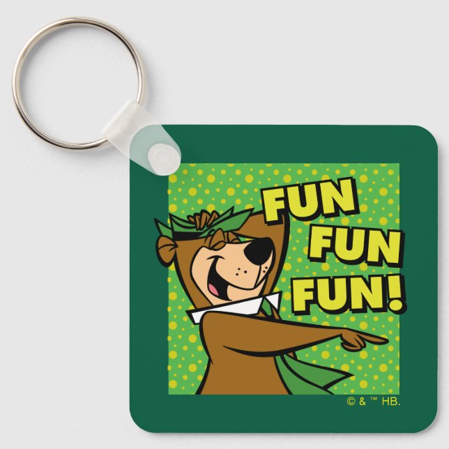 Llavero Yogi Bear Fun Fun Fun (Anverso)