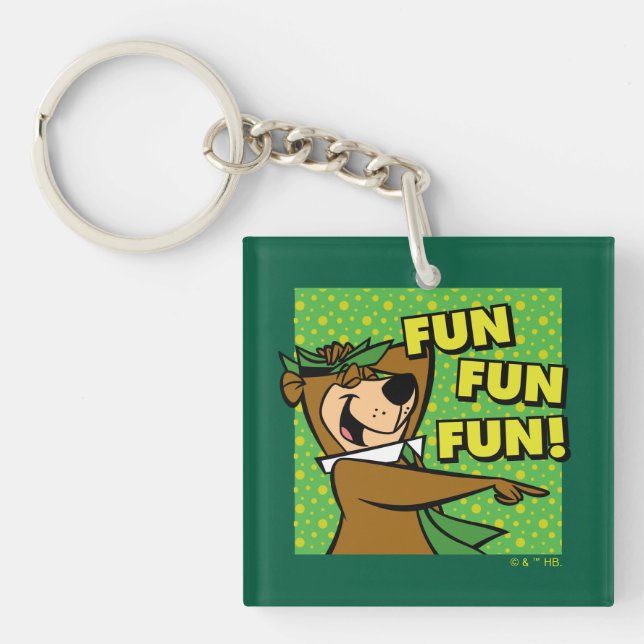 Llavero Yogi Bear Fun Fun Fun (Frente)