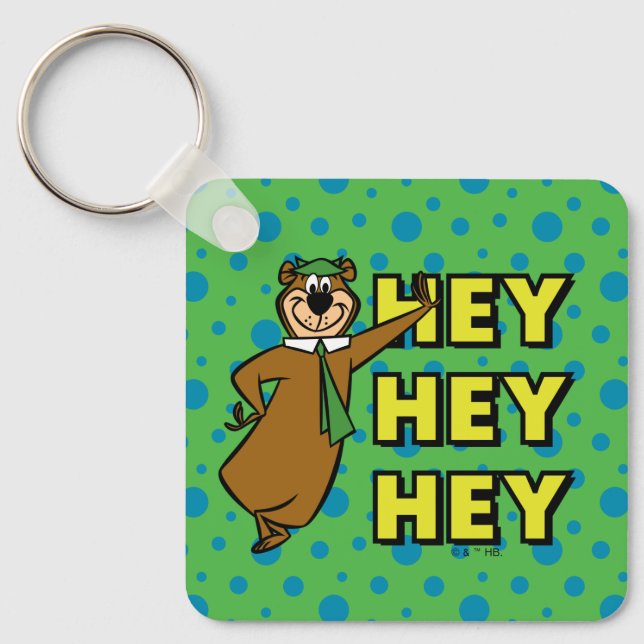 Llavero Yogi Bear Hey Hey (Anverso)