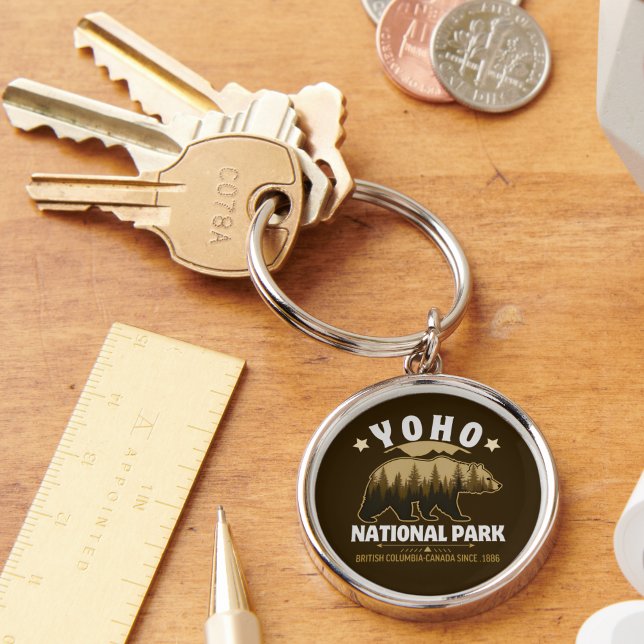 Llavero Yoho National Park Canada – Bear & Forest Landscap (Subido por el creador)