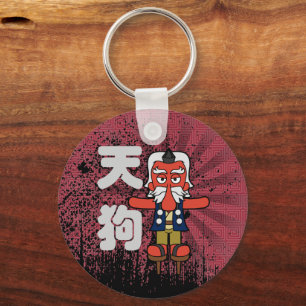 Llavero Yokai Keychain, guerrero del Tengu japonés