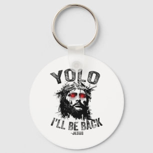 Llavero Yolo volveré Jesús Resurrección Cristianos Fu