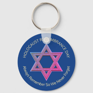 Llavero YOM HASHOAH Holocausto Rememburgo Keychain