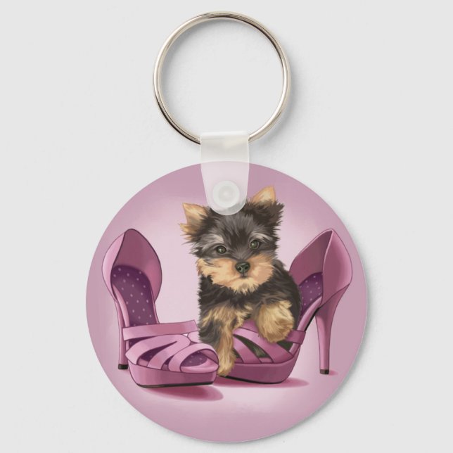 Llavero Yorkie in Shoe (Anverso)