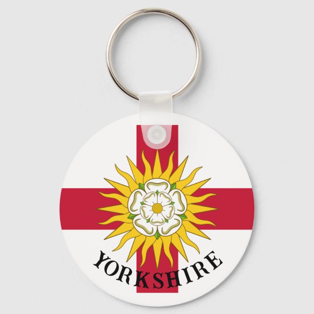 Llavero Yorkshire, Inglaterra Vintage Keychain (Anverso)