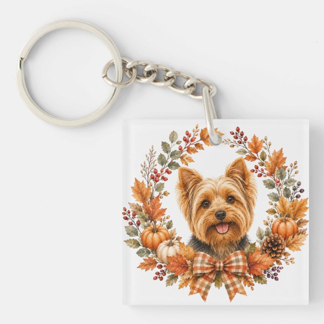 Llavero Yorkshire Terrier Otoño (Frente)