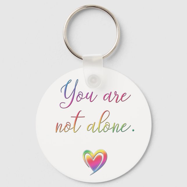 Llavero You Are Not Alone/Safety Pin (Anverso)