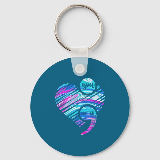 Llavero You Don't Let Your Story End Suicide Prevention He (Anverso)