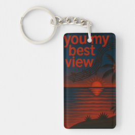 Llavero You my best view Keychain