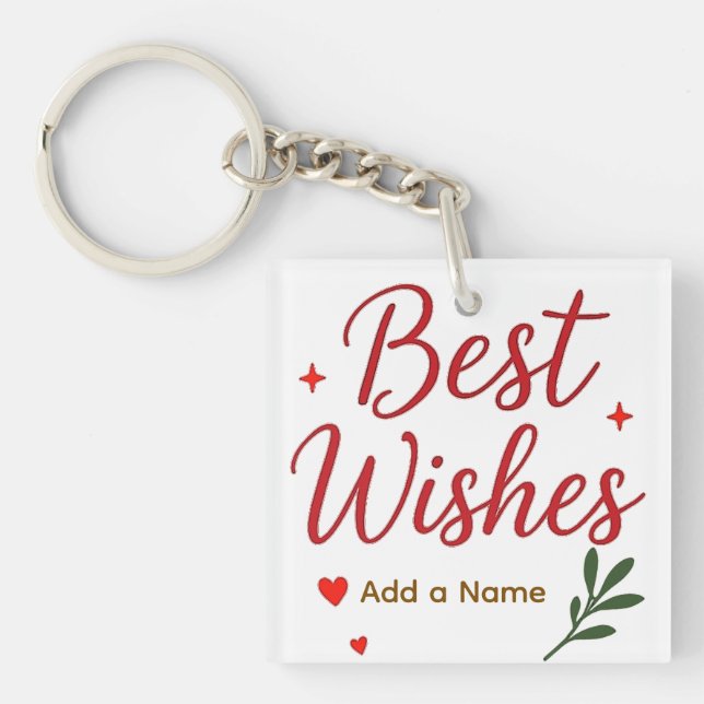 Llavero Your Best Wishes Acrylic Keychain (Frente)