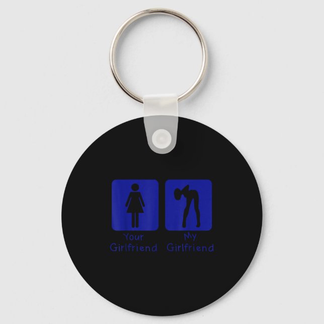 Llavero Your Girlfriend Normal - My Girlfriend Y Funny Boy (Anverso)